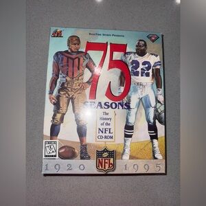 VTG”75 Seasons:The History of the NFL" CD-ROM for Windows 3.1, released 1994 NEW